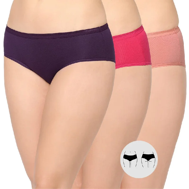 Weekend Savings Fiesta Cotton Mid Waist Medium Coverage Everyday Wear Pack of 3 Hipster Panty Weekend Savings Fiesta Cotton Mid Waist Medium Coverage Everyday Wear Pack of 3 Hipster Panty