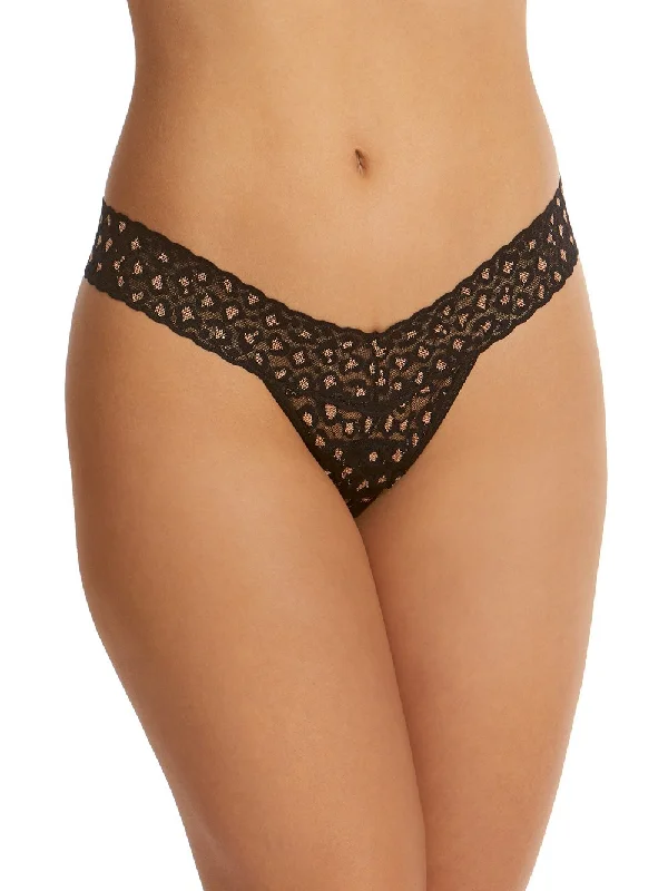 Weekend Savings Spectacular Cross-Dyed Leopard Low Rise Thong