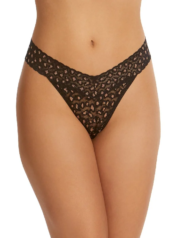 Weekend Savings Bonanza Cross-Dyed Leopard Original Rise Thong