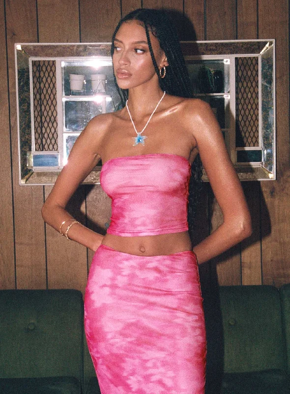 Lowest Price Dunstan Tube Top Pink