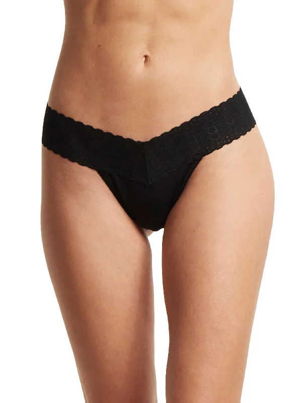 Online Exclusive Eco Rx® Lite Low Rise Thong Black