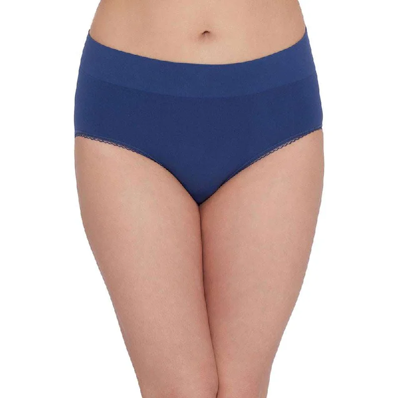Weekend Bargains to Savor Feeling Flexible High Waist Full Coverage Everyday Wear Brief Panty - Navy Blue Weekend Bargains to Savor Feeling Flexible High Waist Full Coverage Everyday Wear Brief Panty - Navy Blue