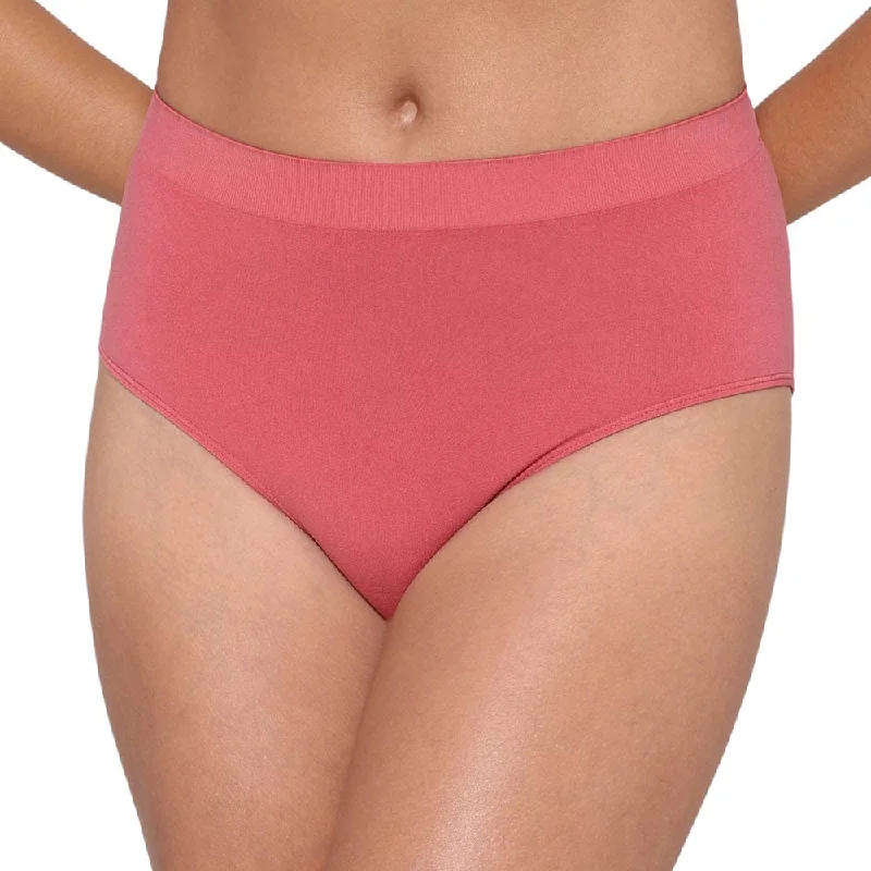 Weekend Offers That Dazzle Firm Fit High Waist Full Coverage Everyday Wear Brief Panty - Red Weekend Offers That Dazzle Firm Fit High Waist Full Coverage Everyday Wear Brief Panty - Red