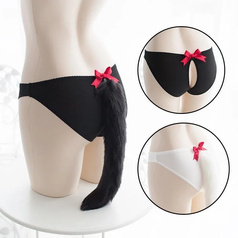 Instant Discount Long Kitten Tail Panties