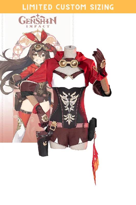 Final Clearance Genshin Impact Amber Limited Custom Sizing Cosplay Costume