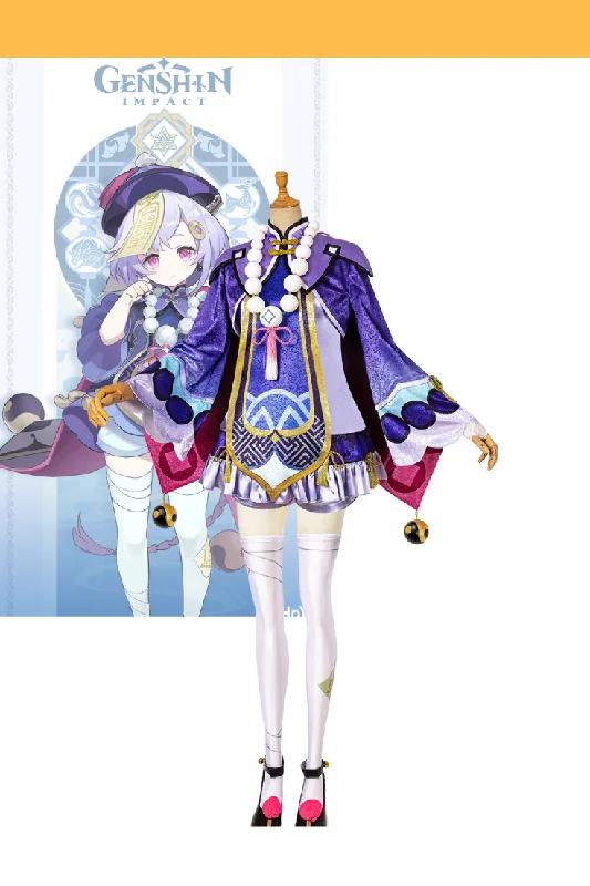 Stock Up Genshin Impact Qiqi Standard Size Only Cosplay Costume