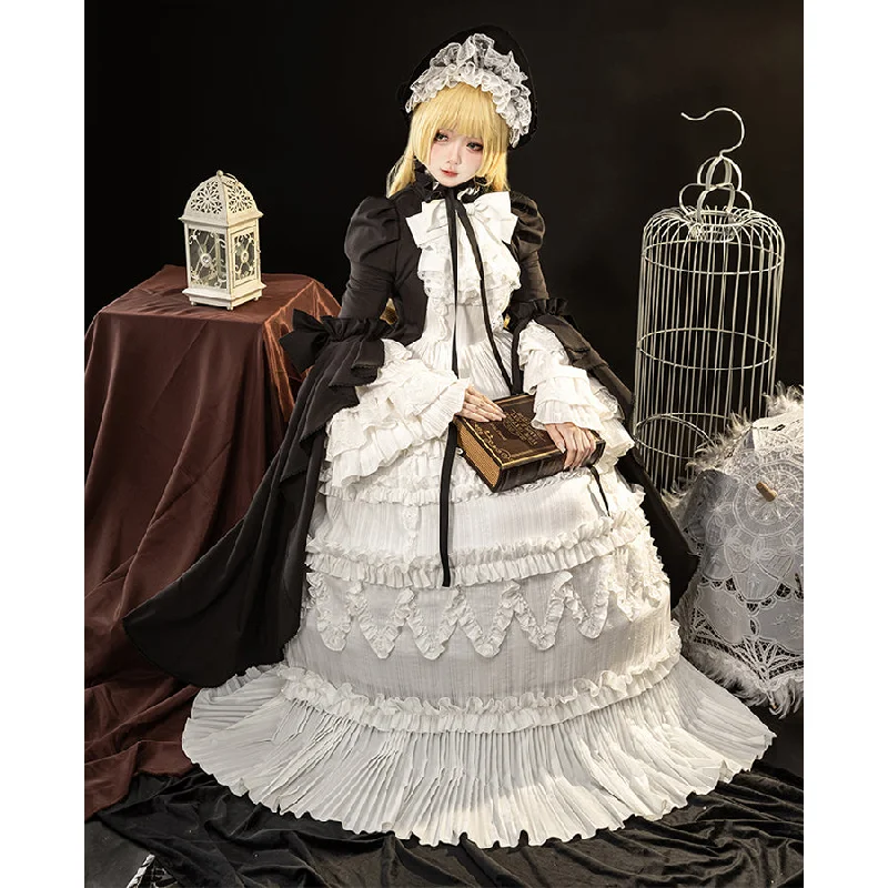 Huge Savings Anime GOSICK Victorique de Blois Cosplay Costume C09050