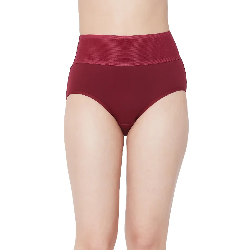 Weekend Bargains to Snag Ruby-High-Waist-Cotton-Panties-Maroon