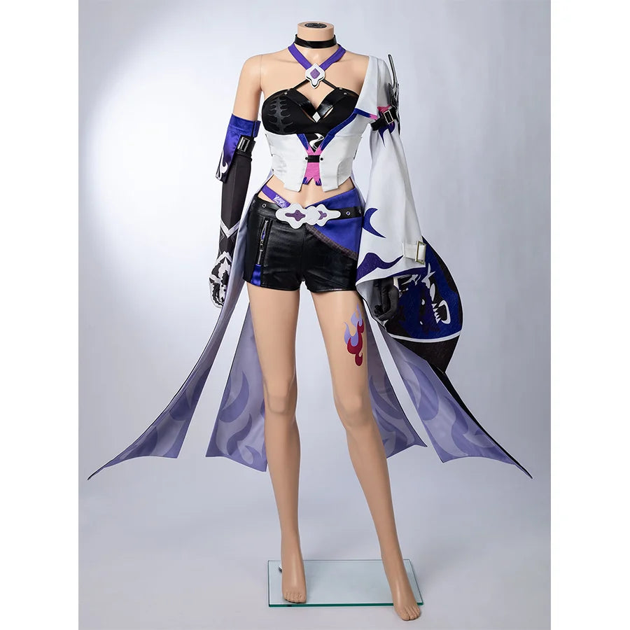Take Action Honkai: Star Rail Acheron Cosplay Costume C09026E  B