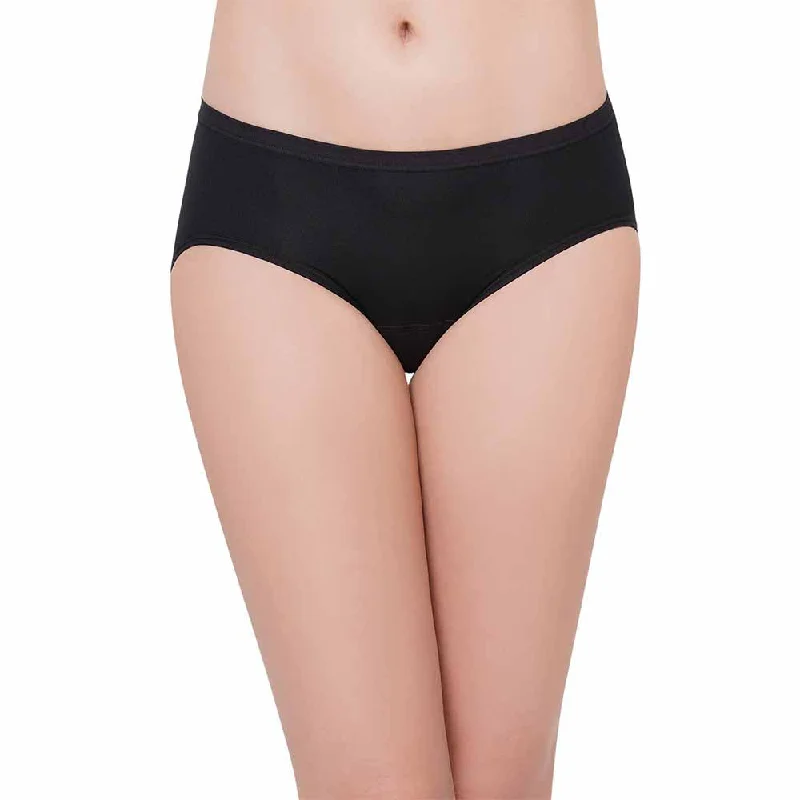 Weekend Specials to Savor Hygieni Mid Waist Full Coverage Night Wear High Absorbency Period Panty - Black Weekend Specials to Savor Hygieni Mid Waist Full Coverage Night Wear High Absorbency Period Panty - Black