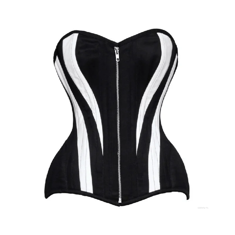Weekend Deal Kalliyan Gothic Authentic Steel Boned Overbust Corset