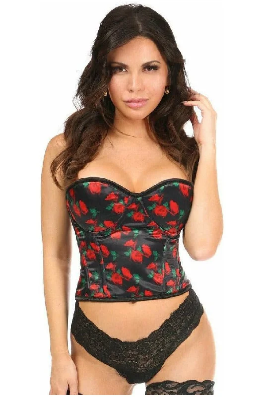 New Markdowns Lavish Rose Floral Underwire Bustier