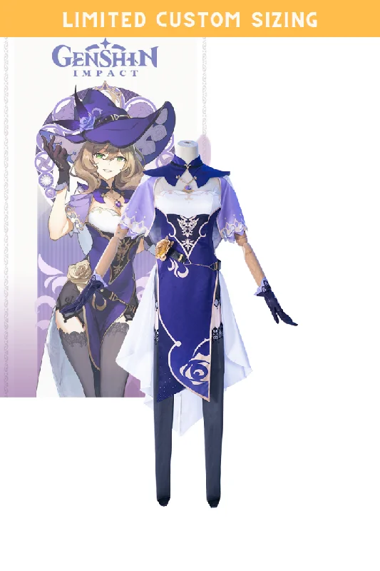 Instant Savings Genshin Impact Lisa Limited Custom Sizing Cosplay Costume