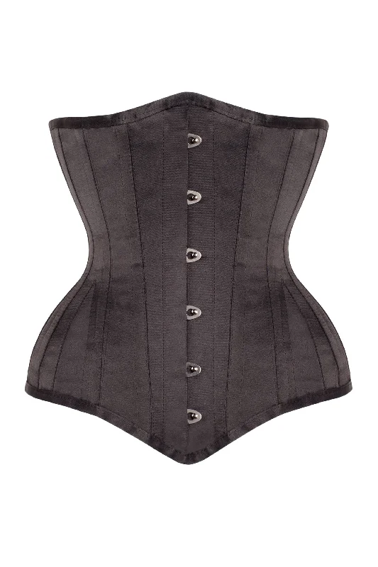 Fantastic Offers Long Black Underbust Waist Taming Corset