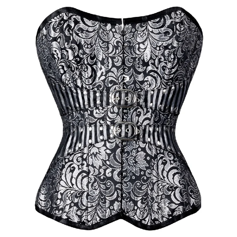 Lowest Rates Mahtab Gothic Authentic Steel Boned Overbust Corset