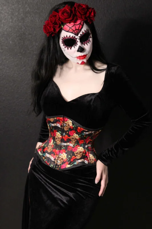 Extra Savings Mimi Sugar Skull Day of the Dead Dia de los Muertos Corset