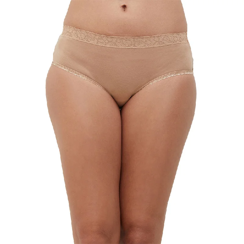 Take Action Missy Pack Mid Waist Medium Coverage Everyday Wear Pack of 3 Hipster Panty