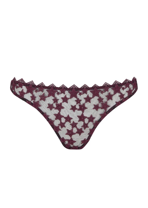 Huge Savings Stella Ouvert Brazilian Knicker (Plum)