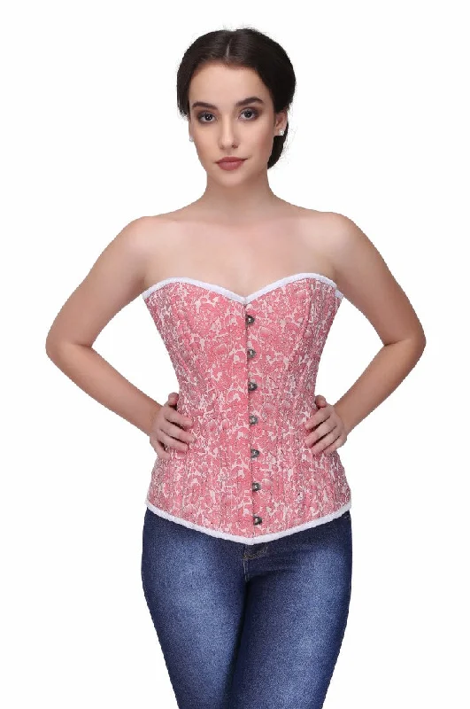 Steals and Deals Nessa Rose Pink Sweet Heart Overbust Corset