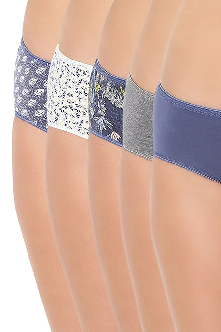 Weekend Discounts to Snag Cotton Printed Hipster Panties-6862