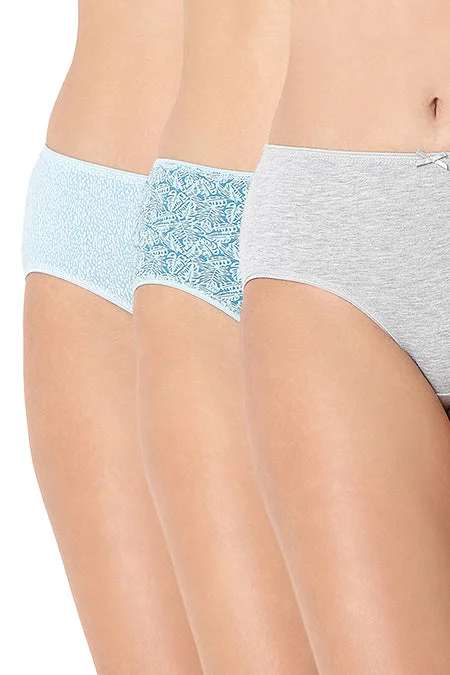 Weekend Discounts to Grab Cotton Printed Hipster Panties-6787