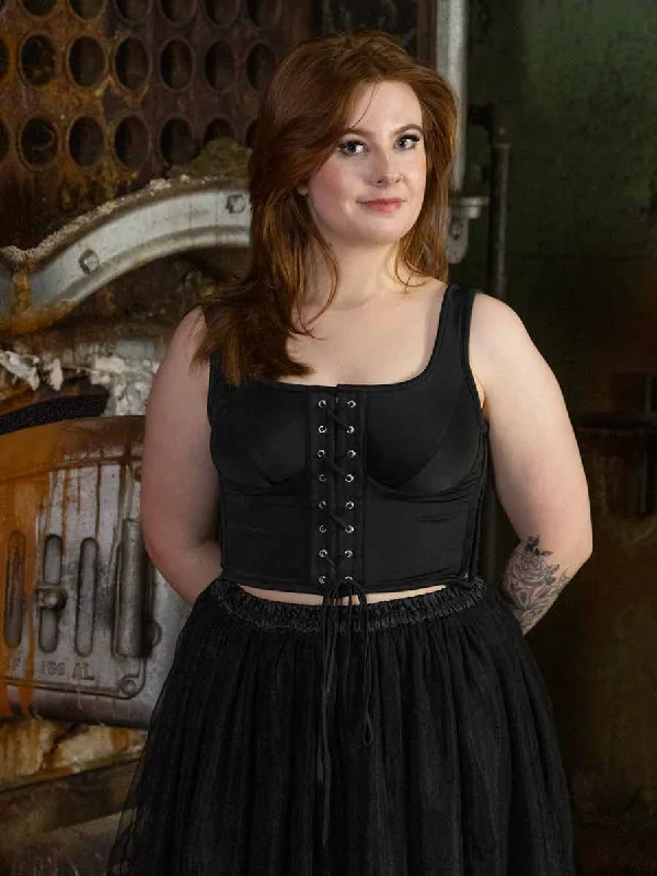 Weekend Offers That Delight Paris Front Laced Corset Top