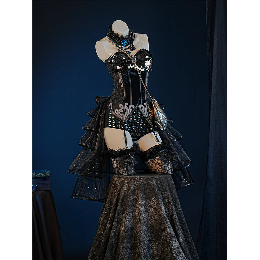 Exclusive Deal Identity V Female Dancer Margaretha Zelle Kroto Cosplay Costume C09087 Exclusive Deal Identity V Female Dancer Margaretha Zelle Kroto Cosplay Costume C09087