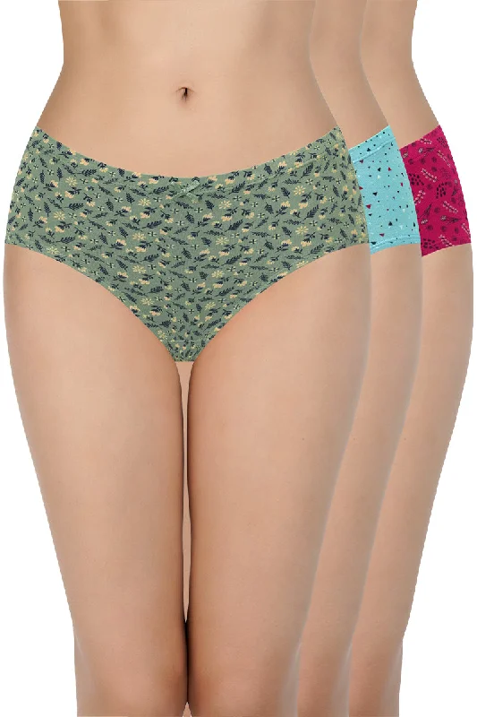 Weekend Specials to Relish Printed Mid Rise Hipster (Pack of 3)