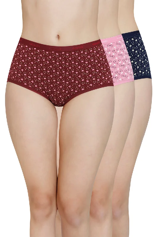 Amazing Deals Printed High Rise Full Brief (Pack of 3)