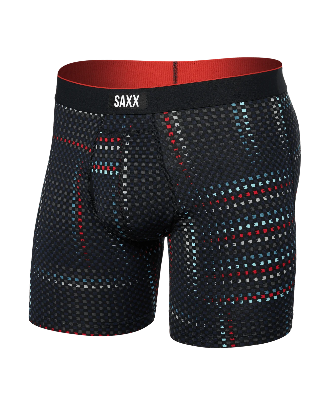 The Best Prices SAXX Multi-Sport Mesh Boxer Brief Fly - Optic Grid - Black - SXBB75F - OGR