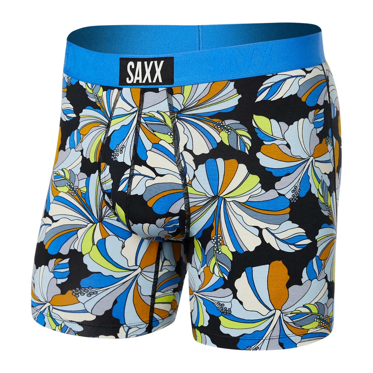Lowest Rates SAXX Ultra Boxer Brief Flower Pop - Blue - SXBB30F - WPB