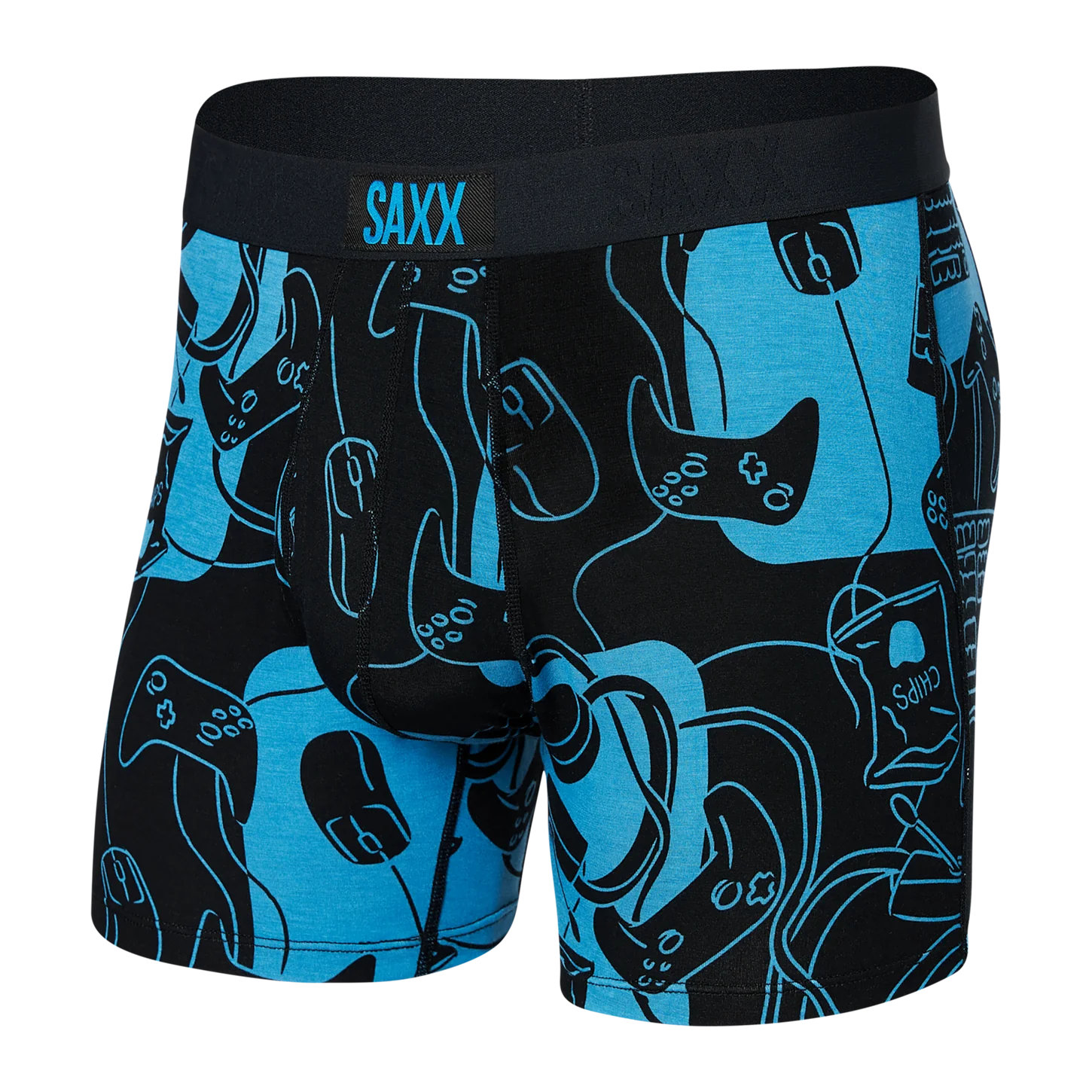 Instant Savings SAXX Ultra Super Soft Boxer Brief - What To Play Black - SXBB30F WHP