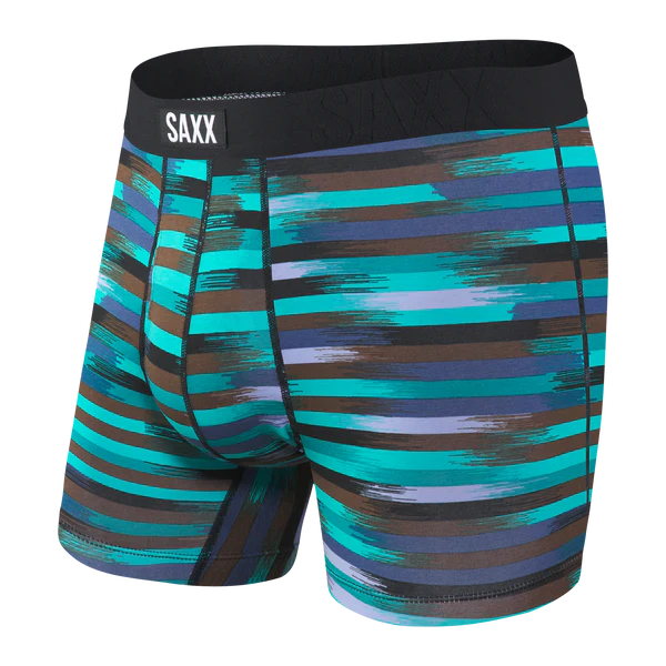 Buy Now SAXX UNDERCOVER Cotton Boxer Brief in Black Reflective Stripe