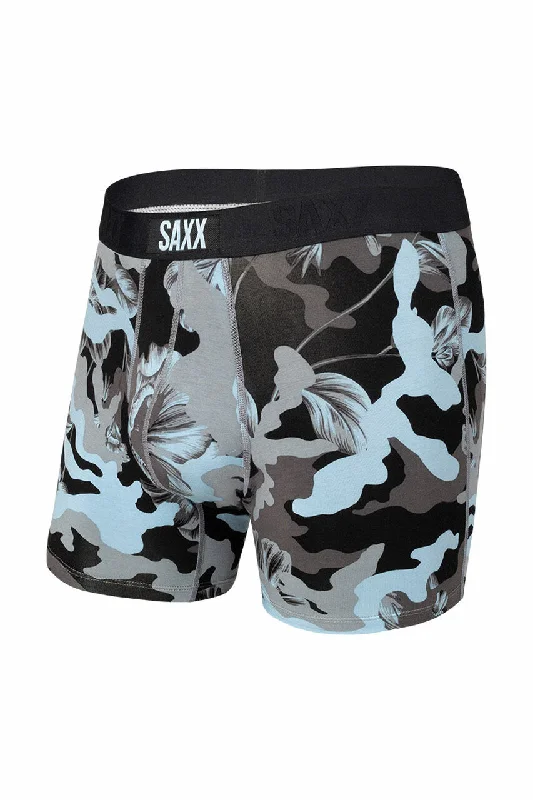 Price Drop SAXX VIBE Super Soft  Boxer Brief in Blue Camo Flora