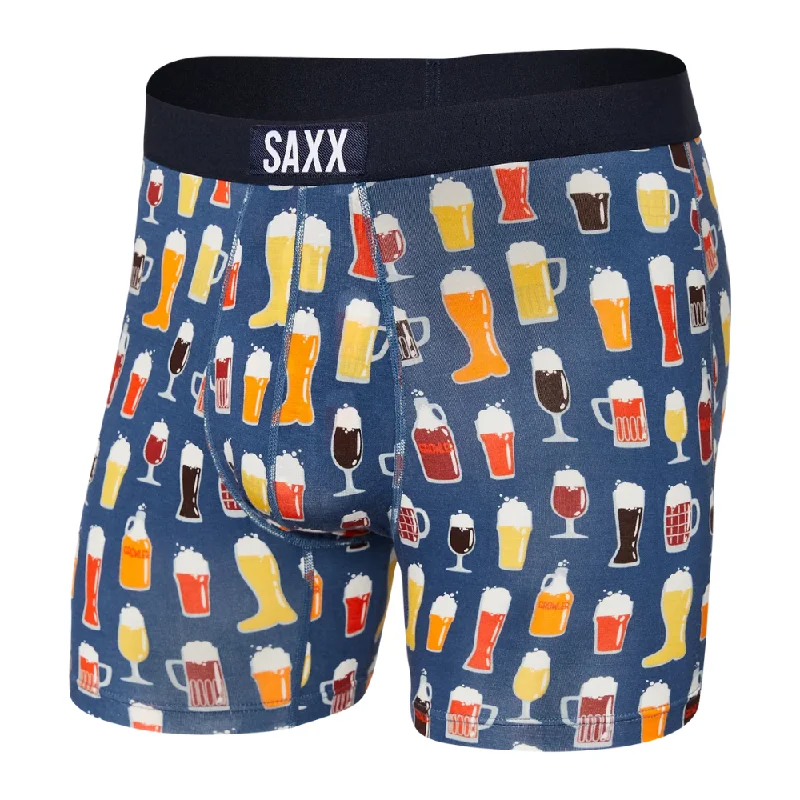 Savings Galore SAXX Vibe Super Soft Slim Fit Boxer Brief - SXBM35 PPD Dark Denim Pitcher Perfect