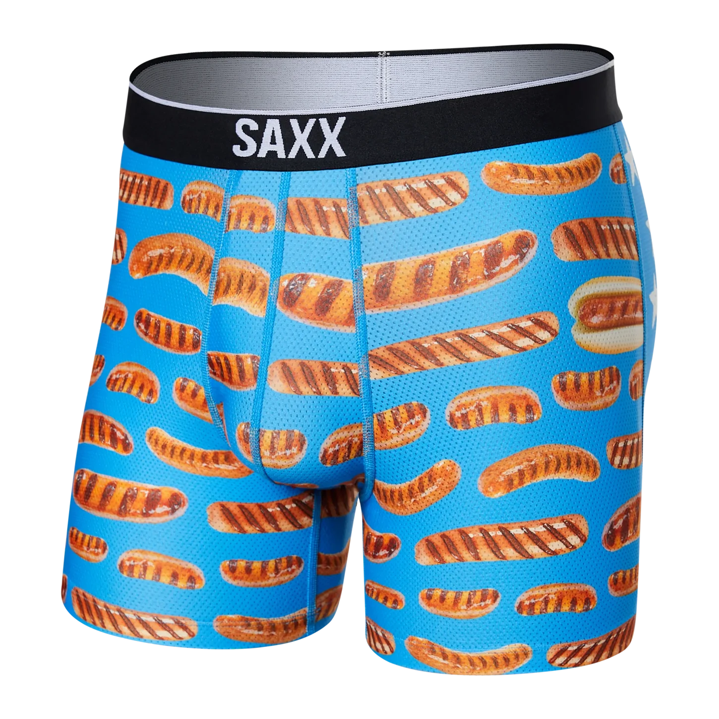 Epic Deals SAXX Volt Boxer Brief All American Wieners - Blue SXBB29 - AWB