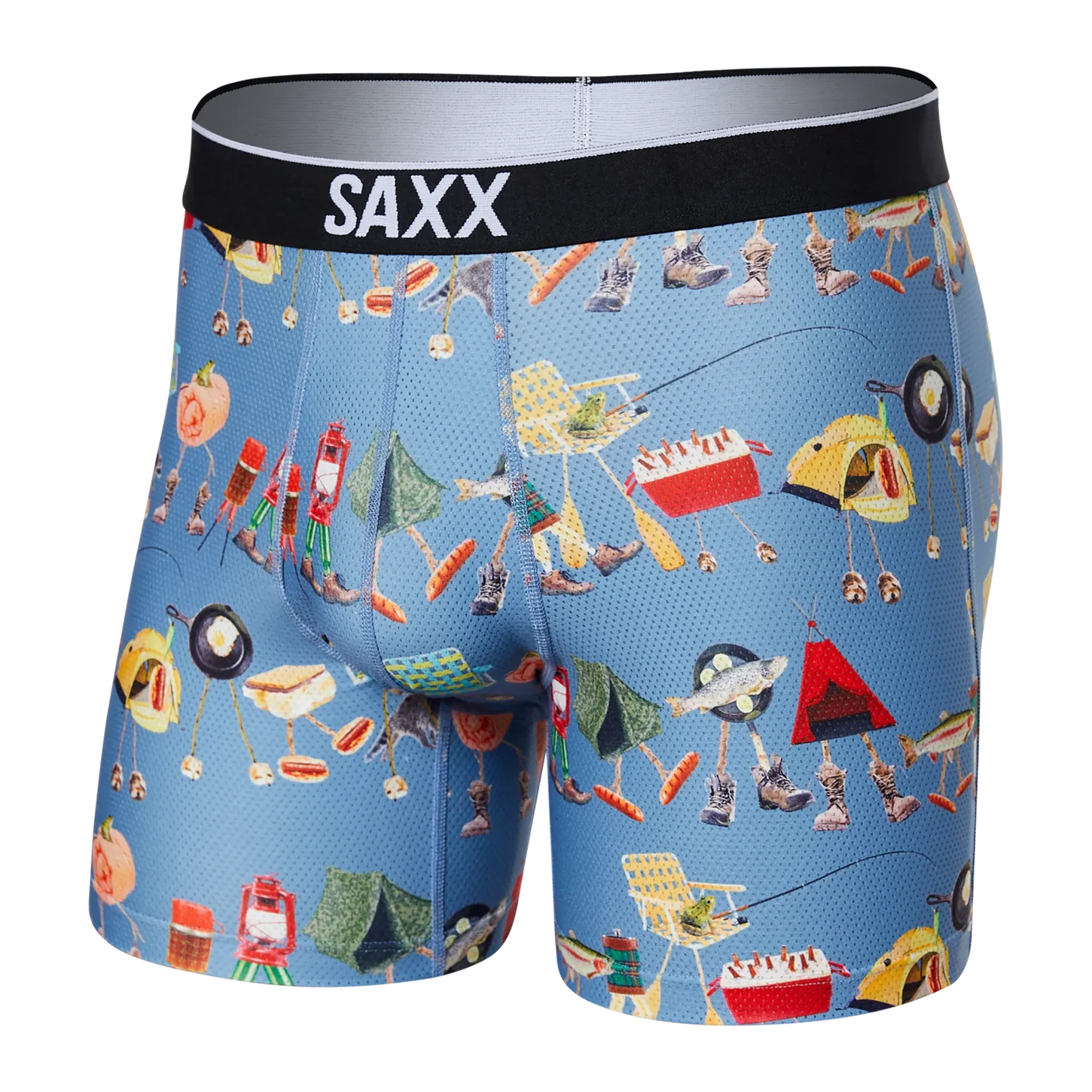 Mega Discount SAXX Volt Boxer Brief Take A Hike - Blue SXBB29 - TAH