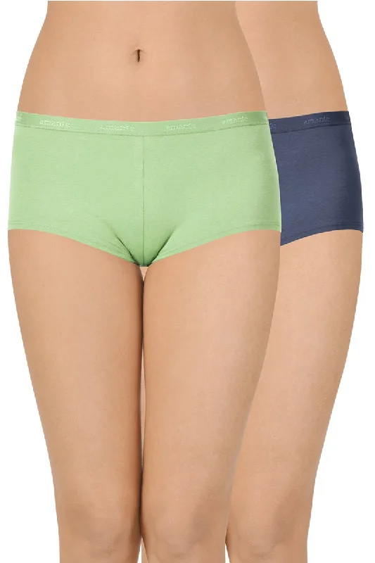 Weekend Discounts to Grab Solid Low Rise Boyshort (Pack of 2)