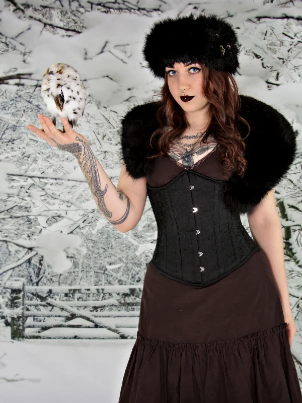 Doorbuster Deal Brocade Romantic Curve Longline Underbust Corset : CS-345