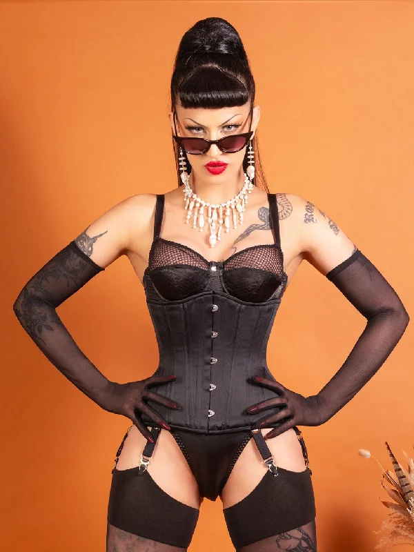Weekend Bargains to Snag Zita Steel Boned Underbust Corset L4090