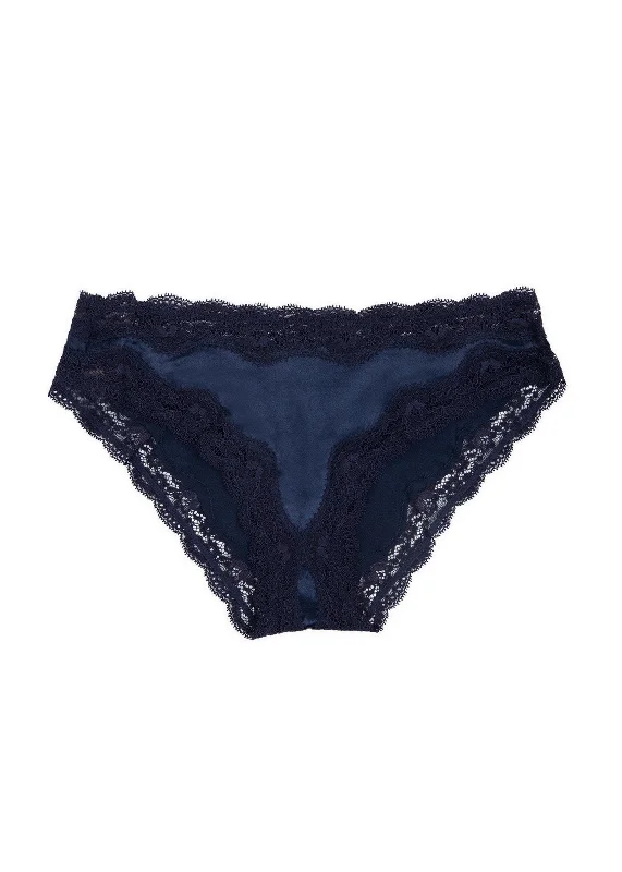 Act Now Clara Whispering Bikini Brief (Dark Ink)