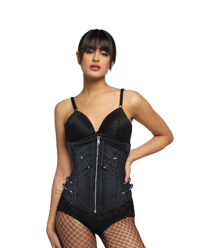 Big Savings Studded Rebel Underbust Corset -  Wholesale