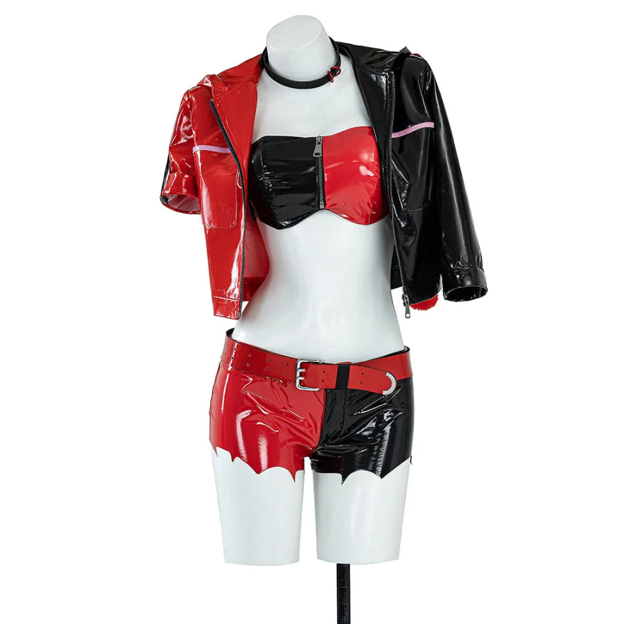 Stock Clearance Suicide Squad ISEKAI Harley Quinn Cosplay Costume C09138