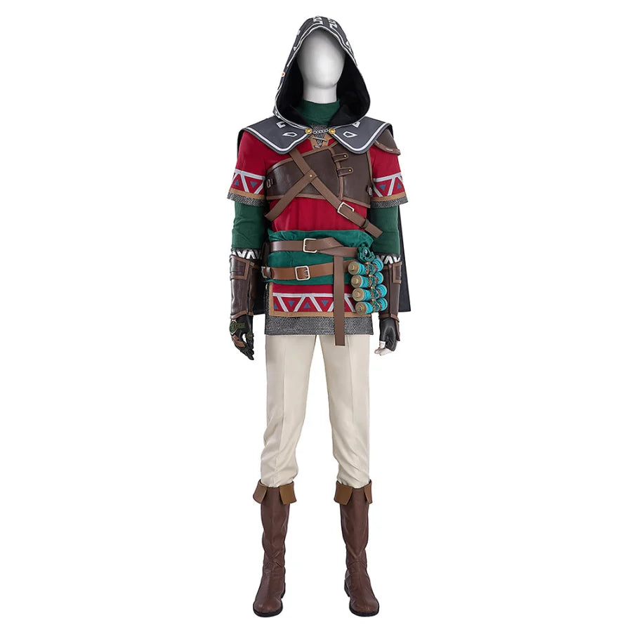 Special Price The Legend of Zelda: Tears of the Kingdom Link Hylian Armor Cosplay Costume C09137