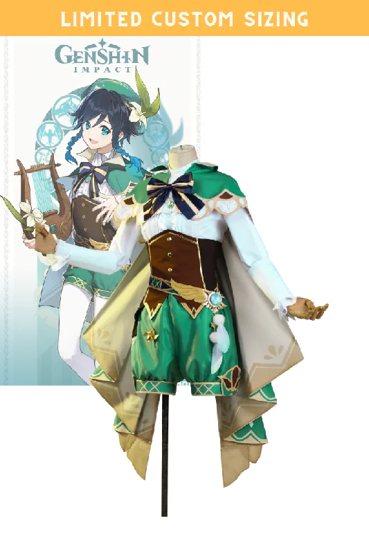 Deal of the Day Genshin Impact Venti Limited Custom Sizing Cosplay Costume