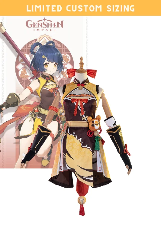 Flash Deal Genshin Impact Xiangling Limited Custom Sizing Cosplay Costume