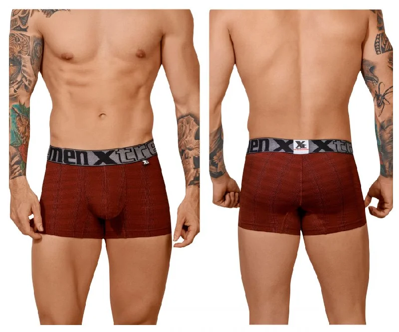 Weekend Bargains to Sizzle Xtremen 51451C Geometric Jacquard Trunk Color Red