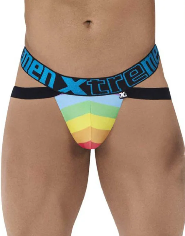 Mega Deal Xtremen Microfiber Pride Jockstrap 91083