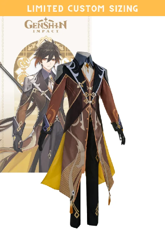 Steals and Deals Genshin Impact Zhongli Limited Custom Sizing Cosplay Costume