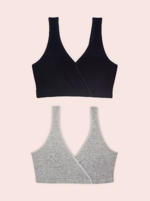 Amazing Value The Felicity - Cotton Sleep Bra 2-Pack